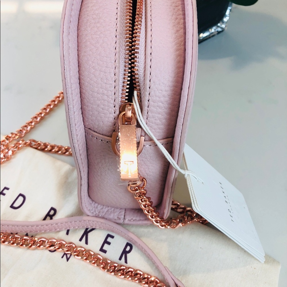 NWT Ted Baker leather pom Pom x body bag - Picture 6 of 8